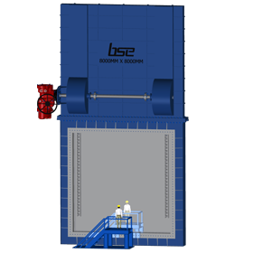 Rack and Pinion Guillotine Damper